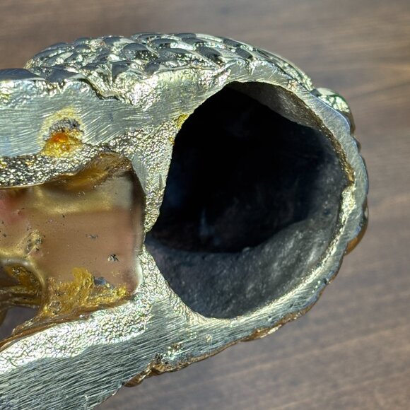 Gold Pixiu Statues Feng Shui Decor Pair of Chinese Dragon Lion Guardian Figures - Picture 9 of 14